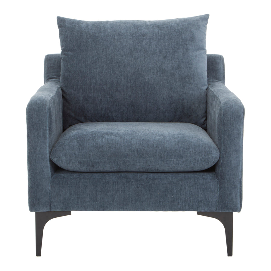 Moe's Home Paris Chair in Blue (27' x 30' x 35') - JM-1010-26