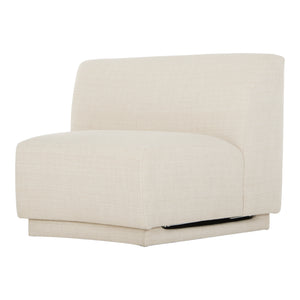 Moe's Home Yoon Living Room Chair in Sweet Cream (32.25' x 43.5' x 36.5') - JM-1020-05