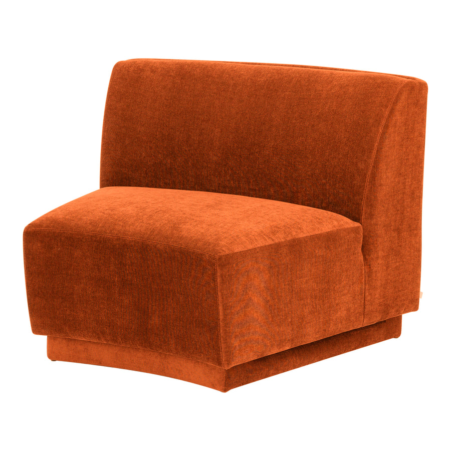 Moe's Home Yoon Living Room Chair in Fired Rust (32.25' x 43.5' x 36.5') - JM-1020-06