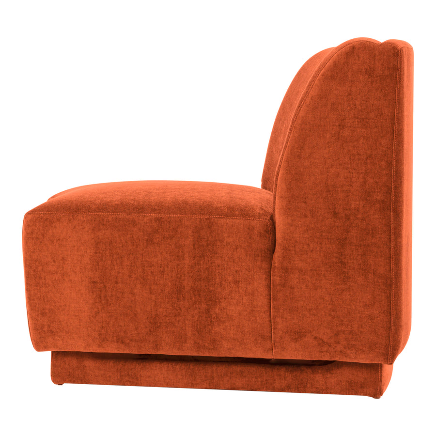 Moe's Home Yoon Living Room Chair in Fired Rust (32.25' x 43.5' x 36.5') - JM-1020-06