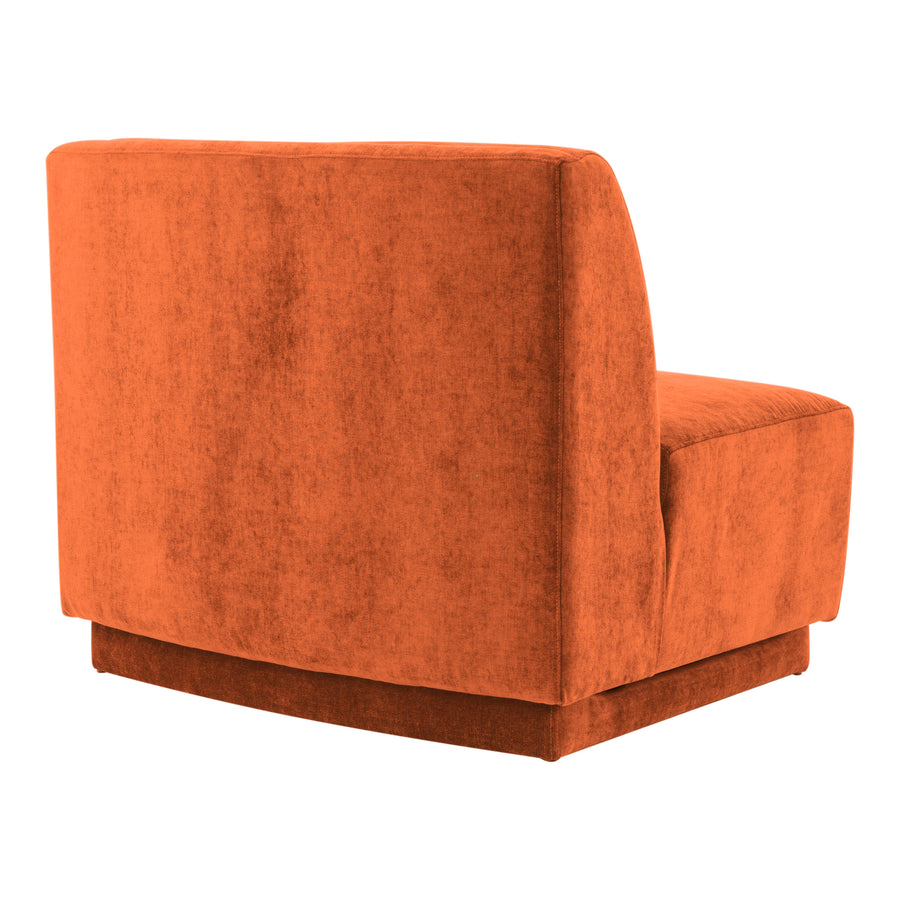 Moe's Home Yoon Living Room Chair in Fired Rust (32.25' x 43.5' x 36.5') - JM-1020-06