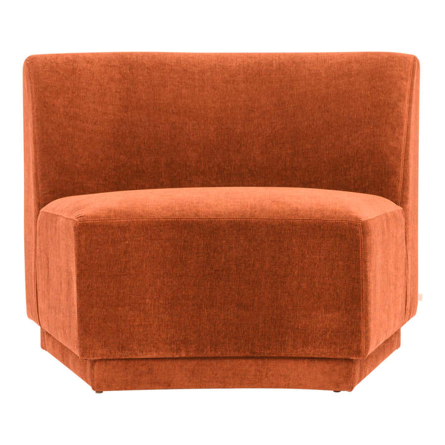 Moe's Home Yoon Living Room Chair in Fired Rust (32.25' x 43.5' x 36.5') - JM-1020-06