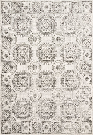 Joaquin Rug in Ivory & Charcoal