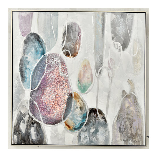 Moe's Home Raindrops Painting in Multicolor (40" x 40" x 1.5") - JQ-1031-37