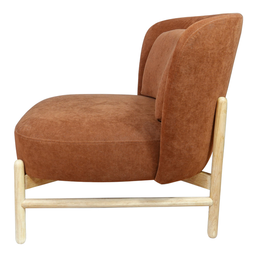 Moe's Home Sigge Chair in Burnt Auburn (31' x 32.7' x 32.3') - JW-1003-06