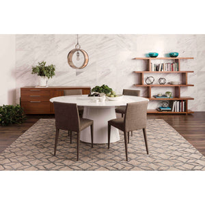 Moe's Home Otago Dining Table in White (29.5' x 71' x 43') - KC-1007-18