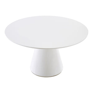 Moe's Home Otago Dining Table in White (30' x 54' x 54') - KC-1029-18