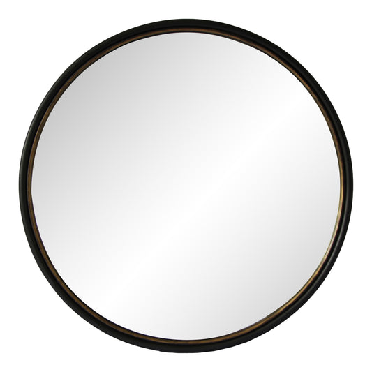 Moe's Home Sax Mirror in Black (37.5" x 37.5" x 2") - KK-1001-02