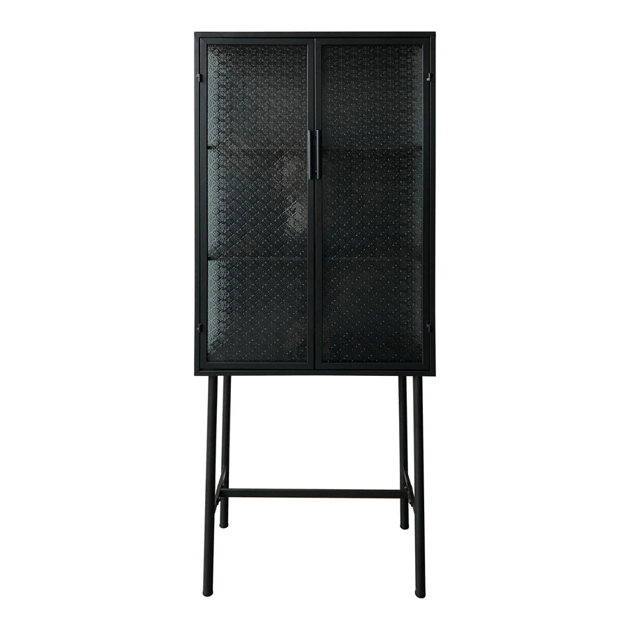 Moe's Home Zakk Storage Cabinet in Black (70' x 28' x 13.5') - KK-1018-02