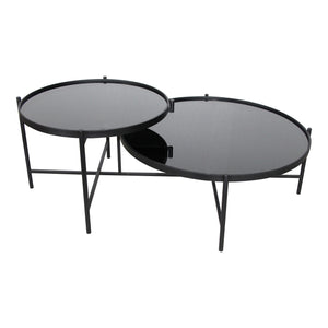 Moe's Home Eclipse Coffee Table in Black (17' x 48' x 32') - KK-1024-02