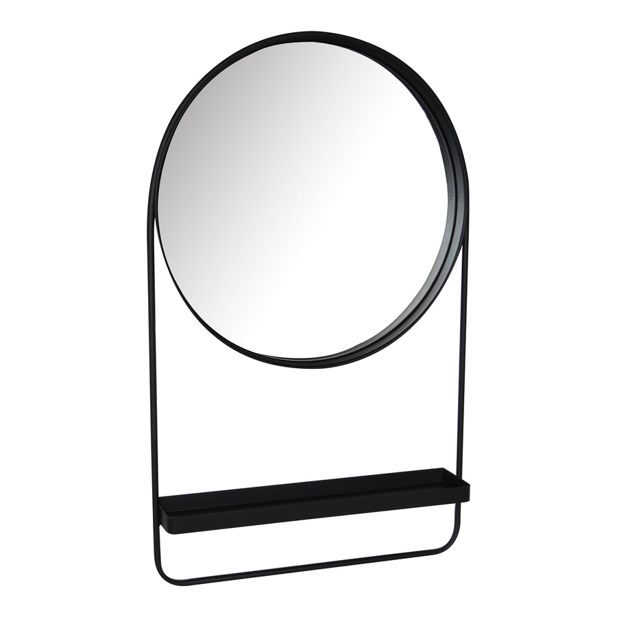 Moe's Home Watson Mirror in Black (35' x 21' x 5') - KK-1026-02