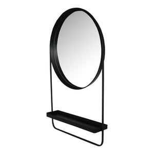 Moe's Home Watson Mirror in Black (35' x 21' x 5') - KK-1026-02