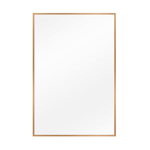 36-in H x 24-in W Wall Mirror Gold