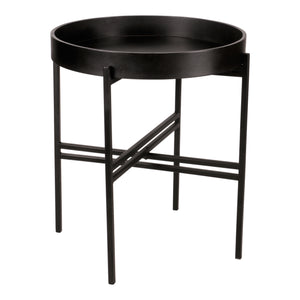 Moe's Home Ace End Table in Black (19' x 18' x 18') - KX-1004-02