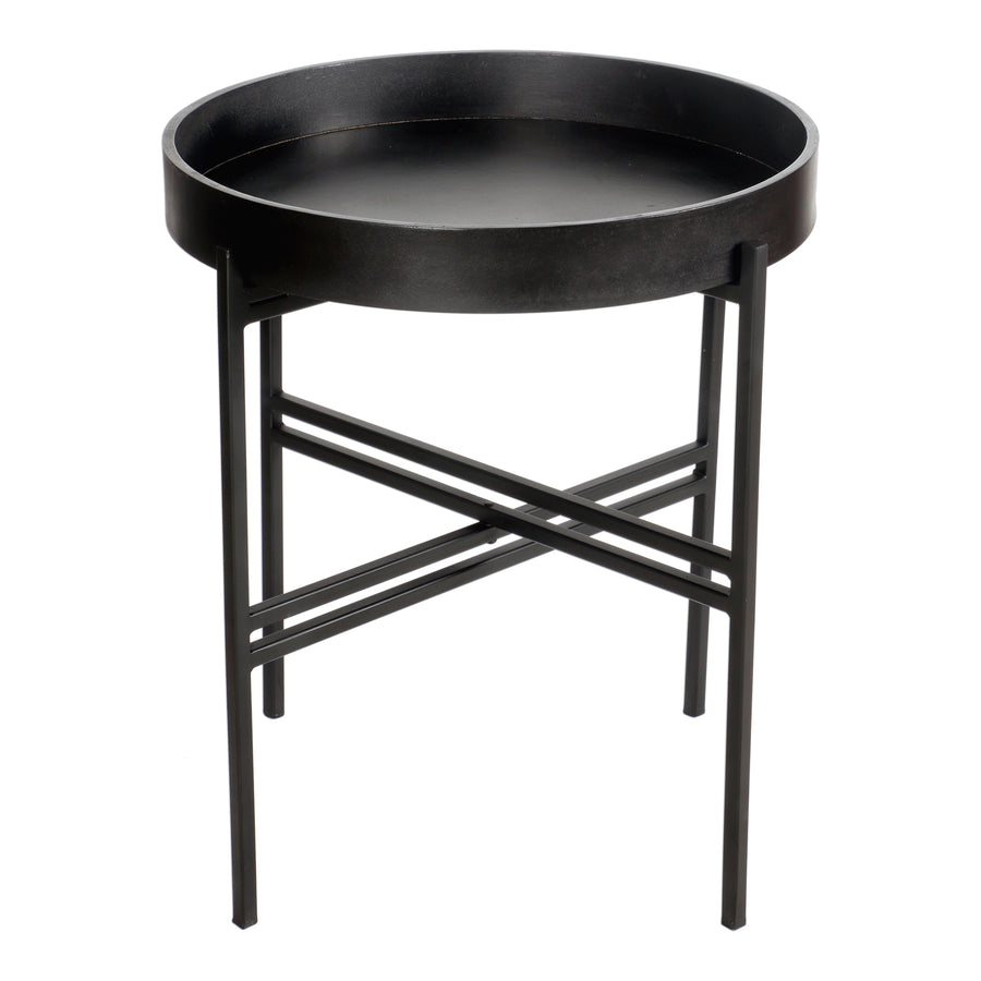 Moe's Home Ace End Table in Black (19' x 18' x 18') - KX-1004-02