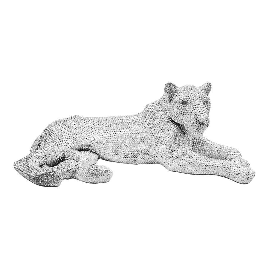 Moe's Home Panthera Statue in Silver (14' x 40' x 20') - LA-1055-30