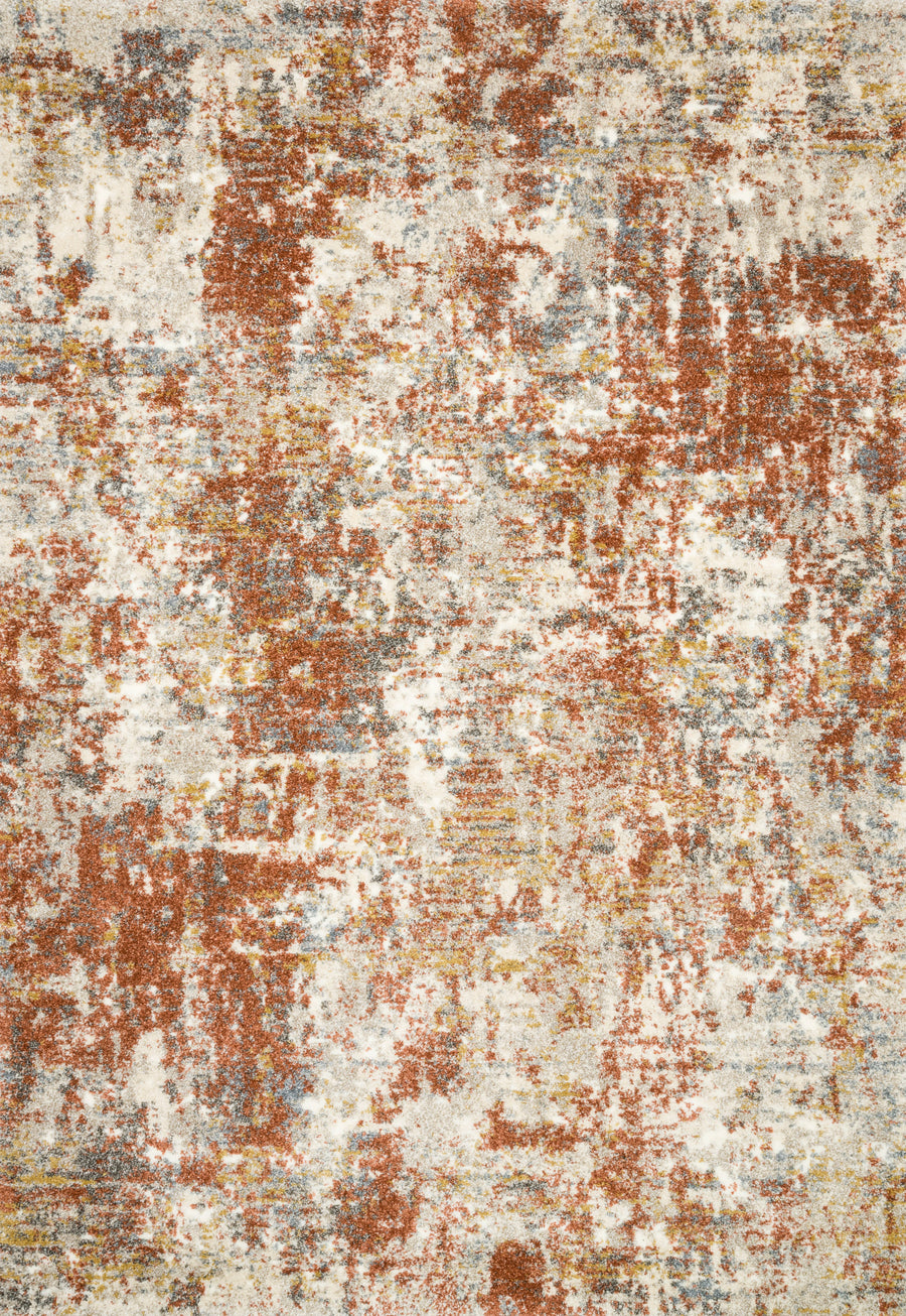 Landscape Rug in Rust