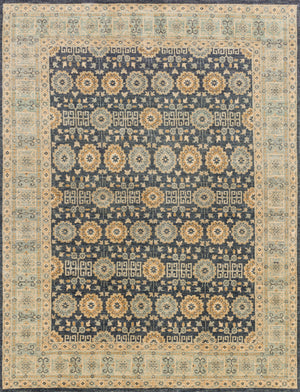 Majestic Rug in Indigo & Lt. Blue