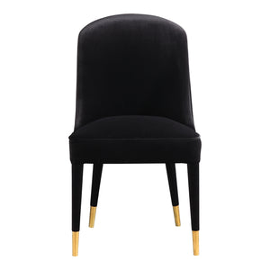 Moe's Home Liberty Dining Chair in Black (36.5' x 20' x 24') - ME-1051-02