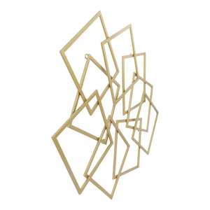 Moe's Home Quad Wall Sculpture in Gold (30.75' x 32' x 1.5') - MH-1075-32