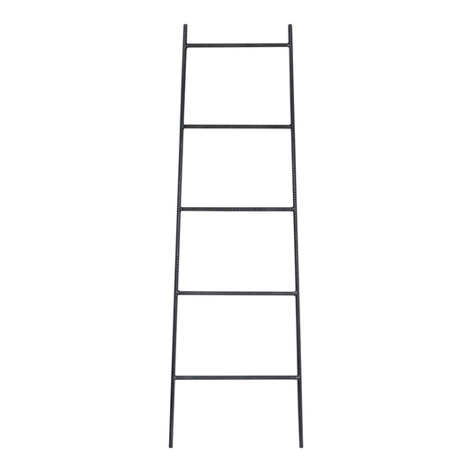 Moe's Home Iron Decorative Ladder in Black (64" x 20" x 1") - MJ-1024-02