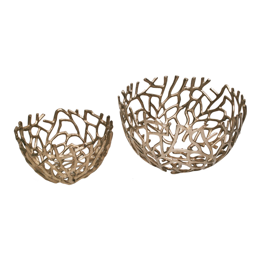 Moe's Home Nest Bowl in Silver (8' x 15' x 15') - MK-1019-30