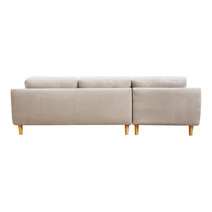 Moe's Home Corey Sectional in Beige (34' x 106' x 52') - MT-1002-29-R