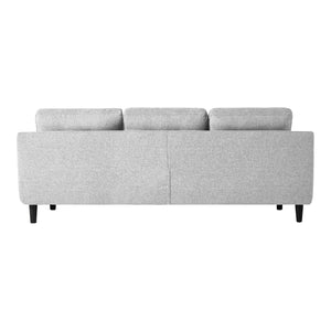 Moe's Home Belagio Sectional in Light Grey (33.5' x 88.5' x 54') - MT-1019-29-L