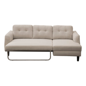 Moe's Home Belagio Sectional in Beige (33.5' x 88.5' x 54') - MT-1019-34-R