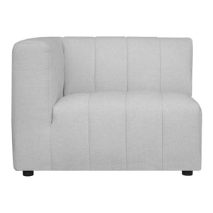 Moe's Home Lyric Corner Sectional in Oatmeal (29' x 35.5' x 39') - MT-1022-34