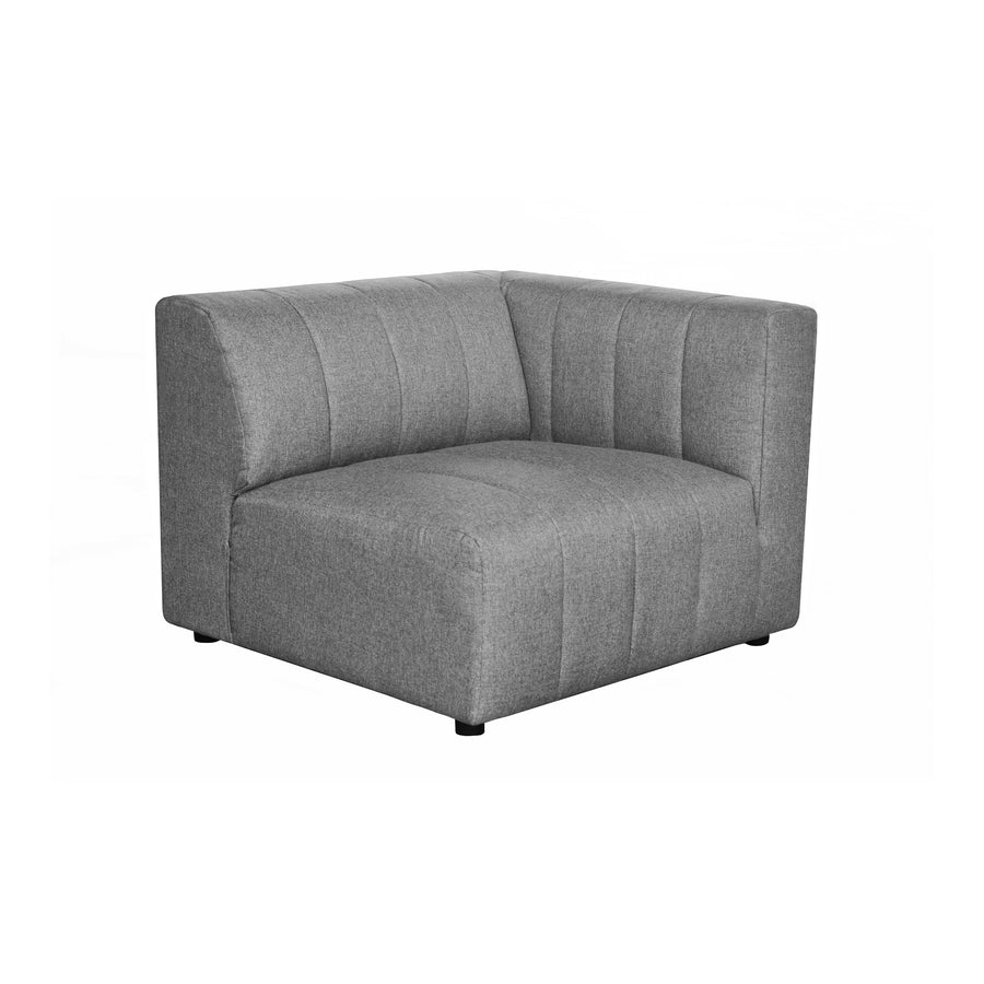 Moe's Home Lyric Corner Sectional in Grey (29' x 35.5' x 39') - MT-1023-15