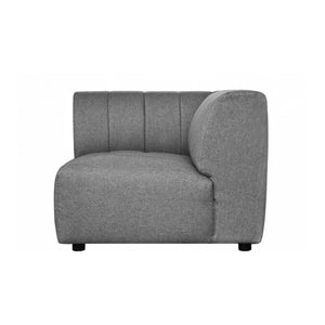 Moe's Home Lyric Corner Sectional in Grey (29' x 39' x 39') - MT-1025-15