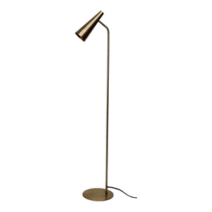 Moe's Home Trumpet Floor Lamp in Gold (49' x 10.5' x 10.5') - OD-1007-51