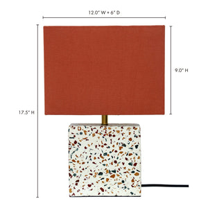 Moe's Home Terrazzo Table Lamp in Multicolor (17.5' x 12' x 6') - OD-1008-37