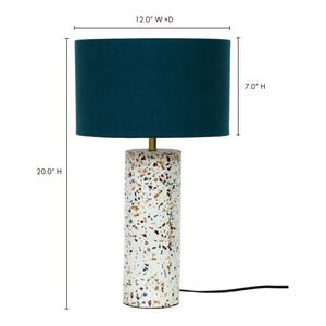 Moe's Home Terrazzo Table Lamp in Multicolor (20' x 12' x 12') - OD-1010-37