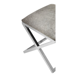 Moe's Home Rossi Stool in Grey (18' x 16' x 16') - OT-1010-15