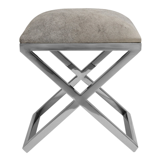 Moe's Home Rossi Stool in Grey (18" x 16" x 16") - OT-1010-15