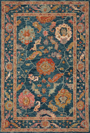 Padma Rug in Marine & Multi