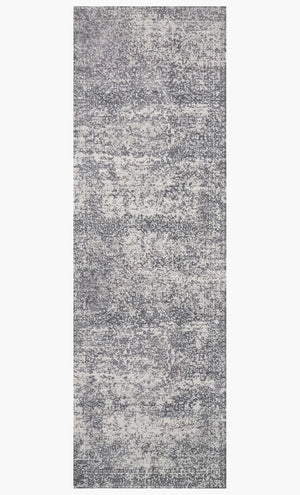 Patina Rug in Silver & Light Grey