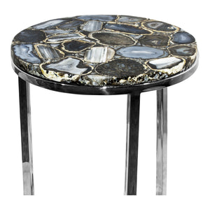 Moe's Home Shimmer Accent Table in Silver (21' x 16' x 16') - PJ-1003-30