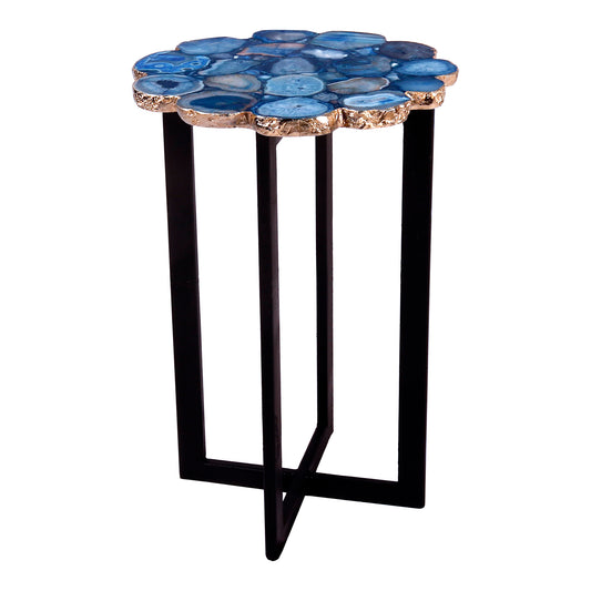 Moe's Home Azul Accent Table in Blue (21" x 12" x 12") - PJ-1011-26