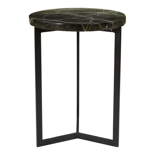 Moe's Home Draven Accent Table in Green (21" x 16" x 16") - PJ-1020-16