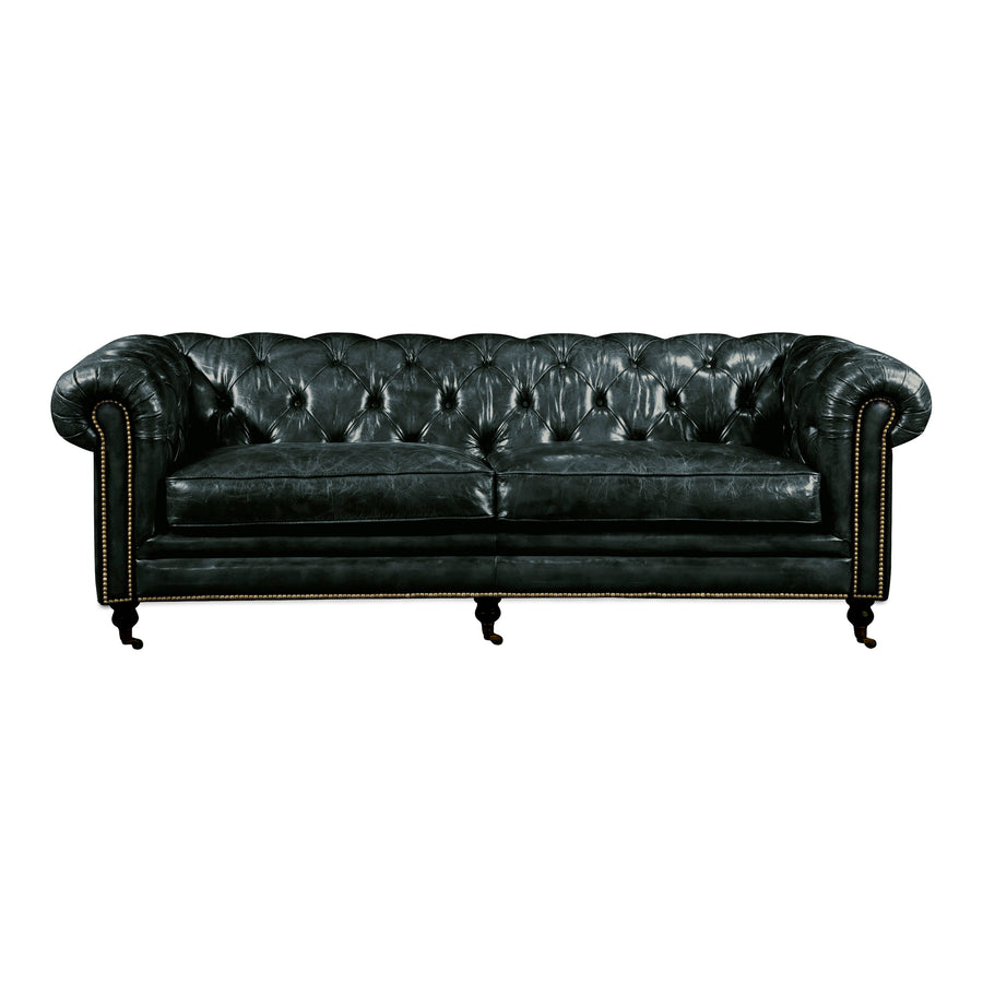 Moe's Home Birmingham Sofa in Onyx Black (29' x 87' x 36') - PK-1007-02