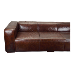 Moe's Home Bolton Sofa in Cappuccino Brown (27.5' x 101' x 44.5') - PK-1008-20