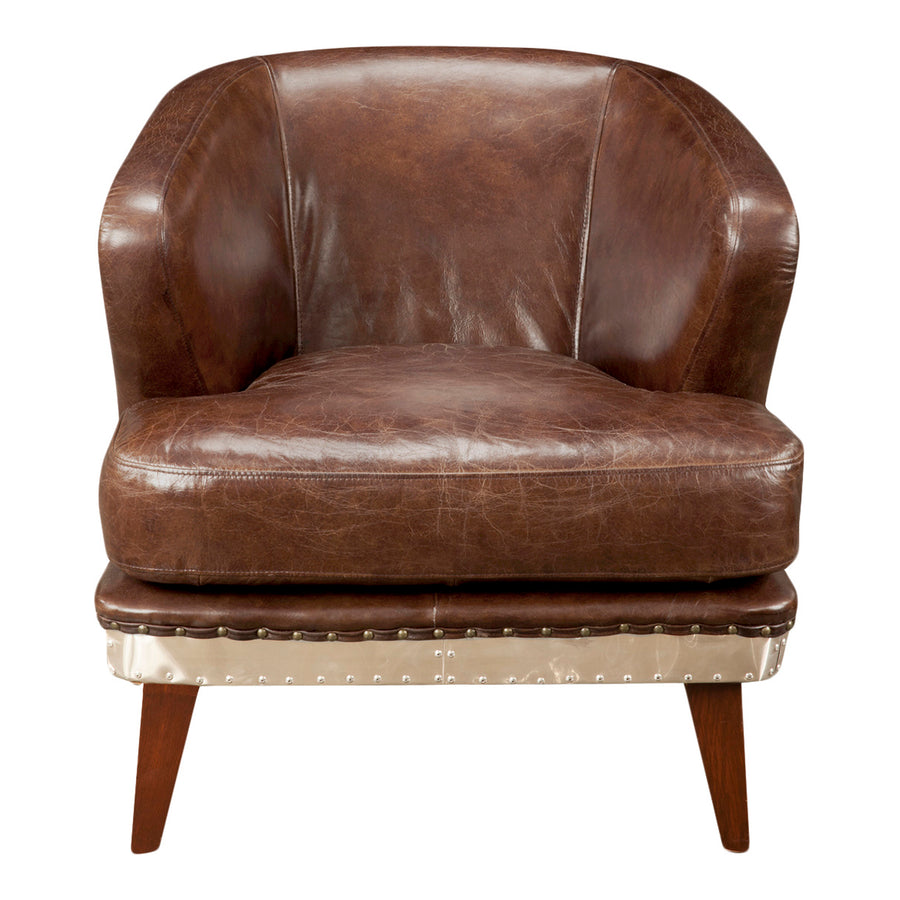 Moe's Home Preston Chair in Cappuccino Brown (30' x 29.5' x 32') - PK-1017-20