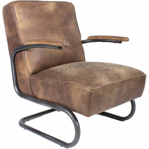 Moe's Home Perth Chair in Brown (36' x 26' x 34') - PK-1022-03