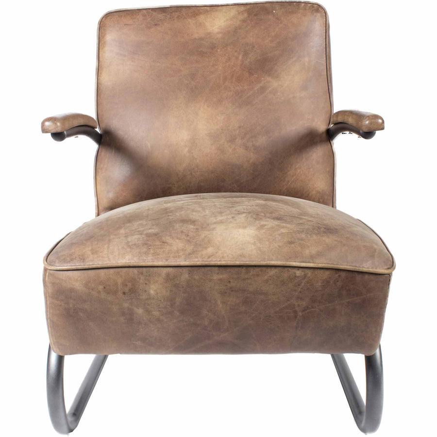 Moe's Home Perth Chair in Brown (36' x 26' x 34') - PK-1022-03