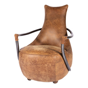 Moe's Home Carlisle Chair in Brown (38' x 27' x 35.5') - PK-1026-03
