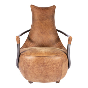 Moe's Home Carlisle Chair in Brown (38' x 27' x 35.5') - PK-1026-03