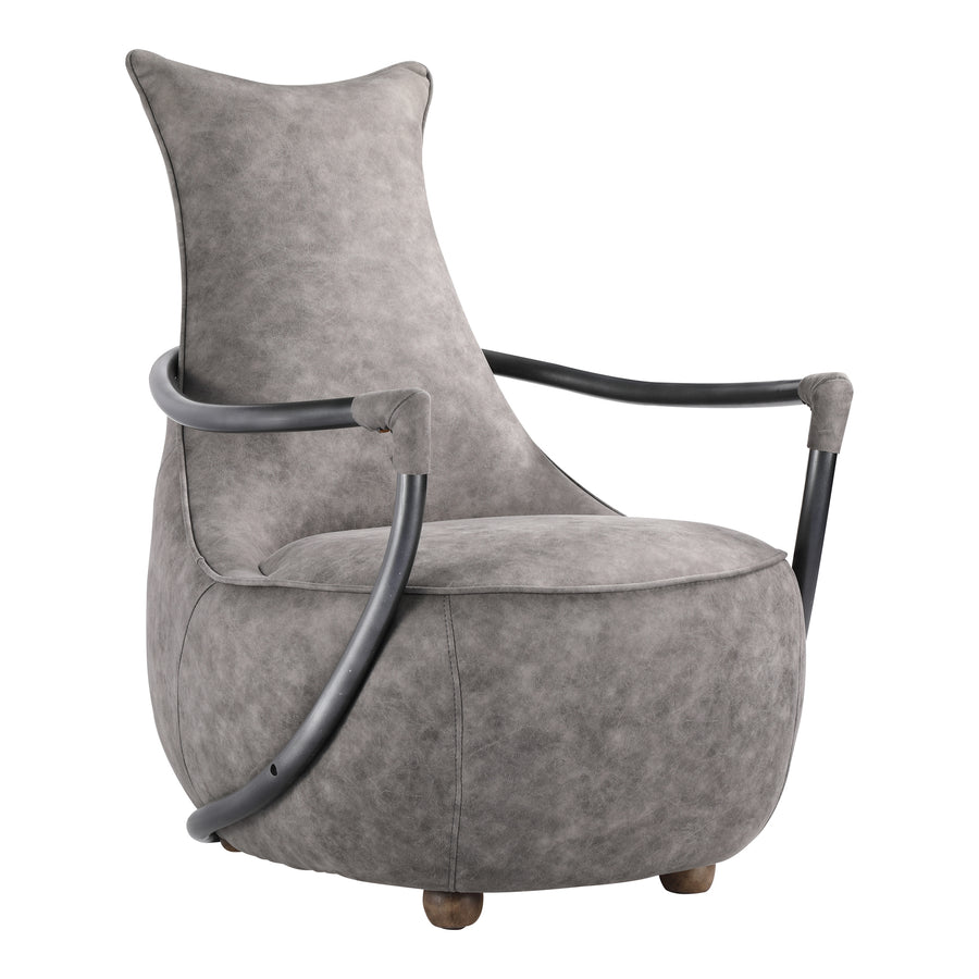 Moe's Home Carlisle Chair in Grey (38' x 27' x 35.5') - PK-1026-15